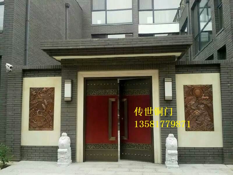 庭院式铜门